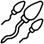 ovale Köpfe mit Schwänzen