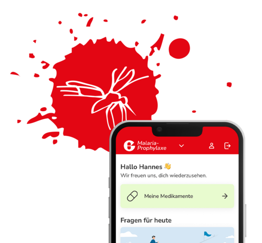 Malaria app Malaria und Malariaprophylaxe - digitale Untersützung durch moderne App und aktuelle Informationen